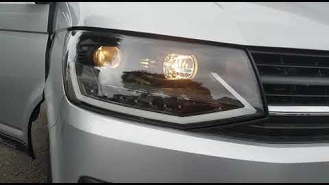 VW Transporter T6 LED DRL Light Bar Headlights Van-Tech