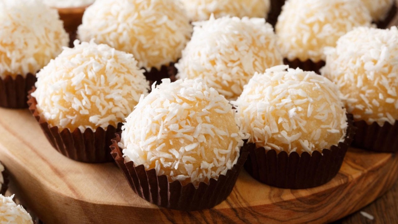 BOMBONES de COCO BRASILEÑOS SIN HORNO: Fáciles, Rápidos y Baratos