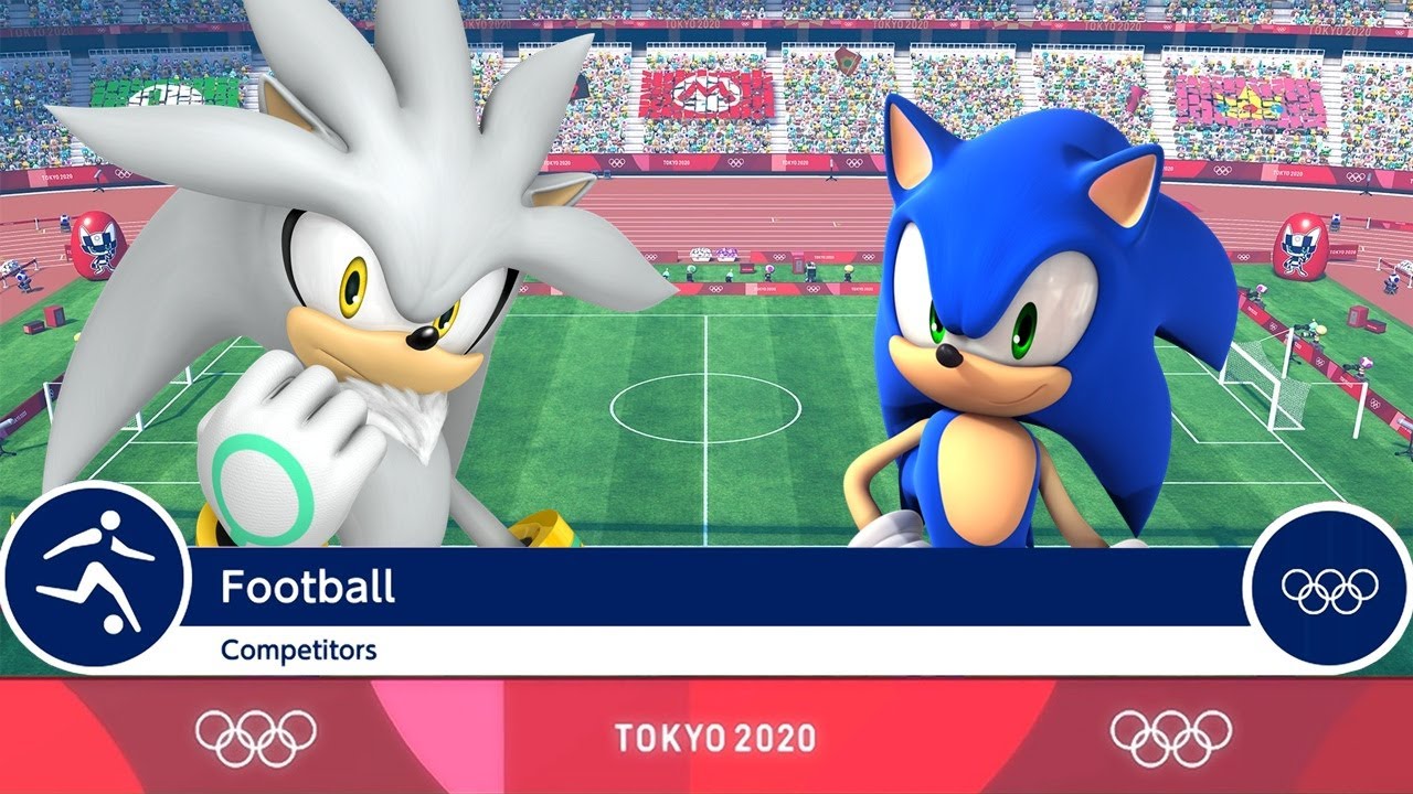 Mario & Sonic at the Tokyo 2020 Olympic Games - Silver/Yoshi Vs. Sonic/Shadow