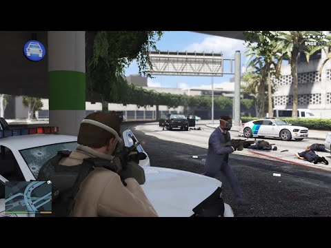 GTA 5 - MW2 No Russian Style Airport Rampage + Ten Star Escape