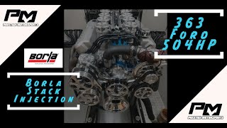 Roger's Stack Injected 363 Ford Stroker on the Dyno at Prestige 504HP