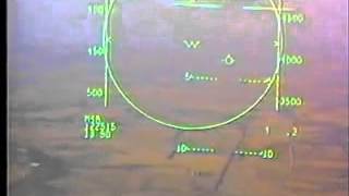 US Air Force F-15 engine fire, runway overshoot and ejection