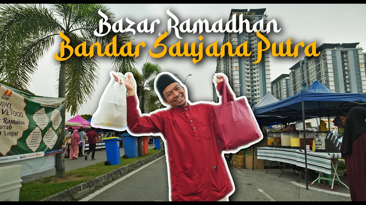 Jalan-Jalan BAZAAR RAMADAN BSP, Ada GULAI BATANG PISANG Ori.