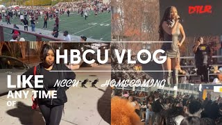 NCCU Homecoming 2022 | Day Party| hip hop concert| Talent Show| LN Breakfast| HBCU VLOG