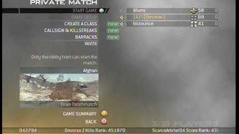 MW2 - Gamebattles Doubles [Devorax Z and AF0S vs Blurrs and bizzounce] FUNNY DISPUTE