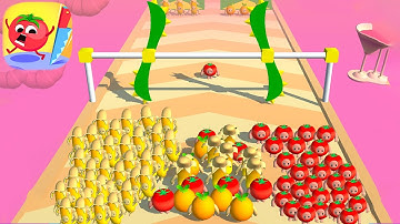 Fruit Rush Gameplay All Levels - Android/iOS NEW UPDATE MAX LEVEL ANDROID GAME RELAXING FRUIT GAMETY