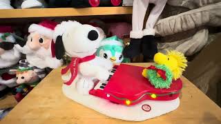 Hallmark 2009 Animated Snoopy And Woodstock Piano Scene Plays Various Peanuts Songs