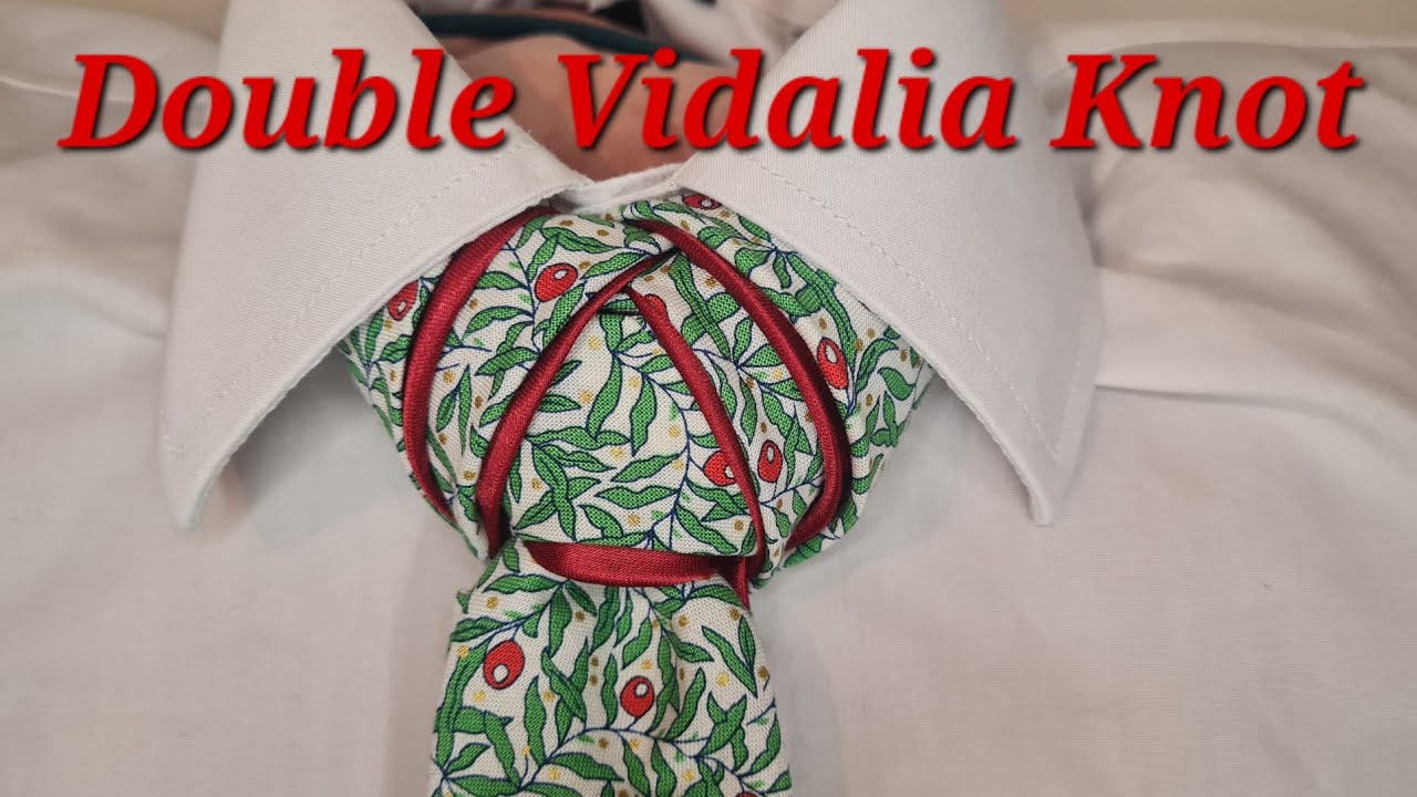 How to Tie a Tie #213 - The Double Vidalia Knot - YouTube