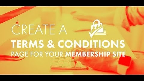 How to Create a Terms and Conditions Page for Your Membership Site | Paid Memberships Pro