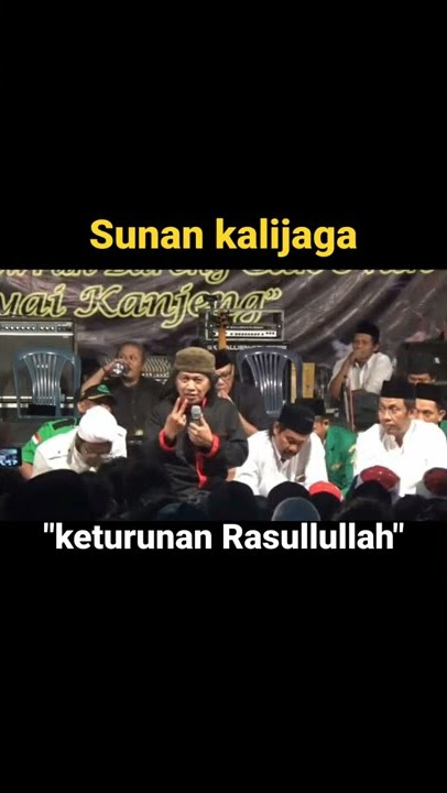 Sunan kalijaga keturunan Rasulullah?