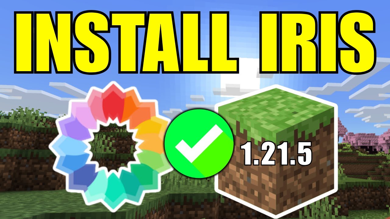 How To Download And Install Iris Shaders For Minecraft 1.21.5 - YouTube