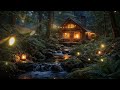 Rainforest Night Sounds 🌧️ Relaxing Cabin Ambience with Frogs &amp; Nature Sounds (Sleep, Study, Unwind)