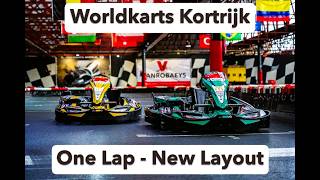Worldkarts Kortrijk - One Lap around new track layout