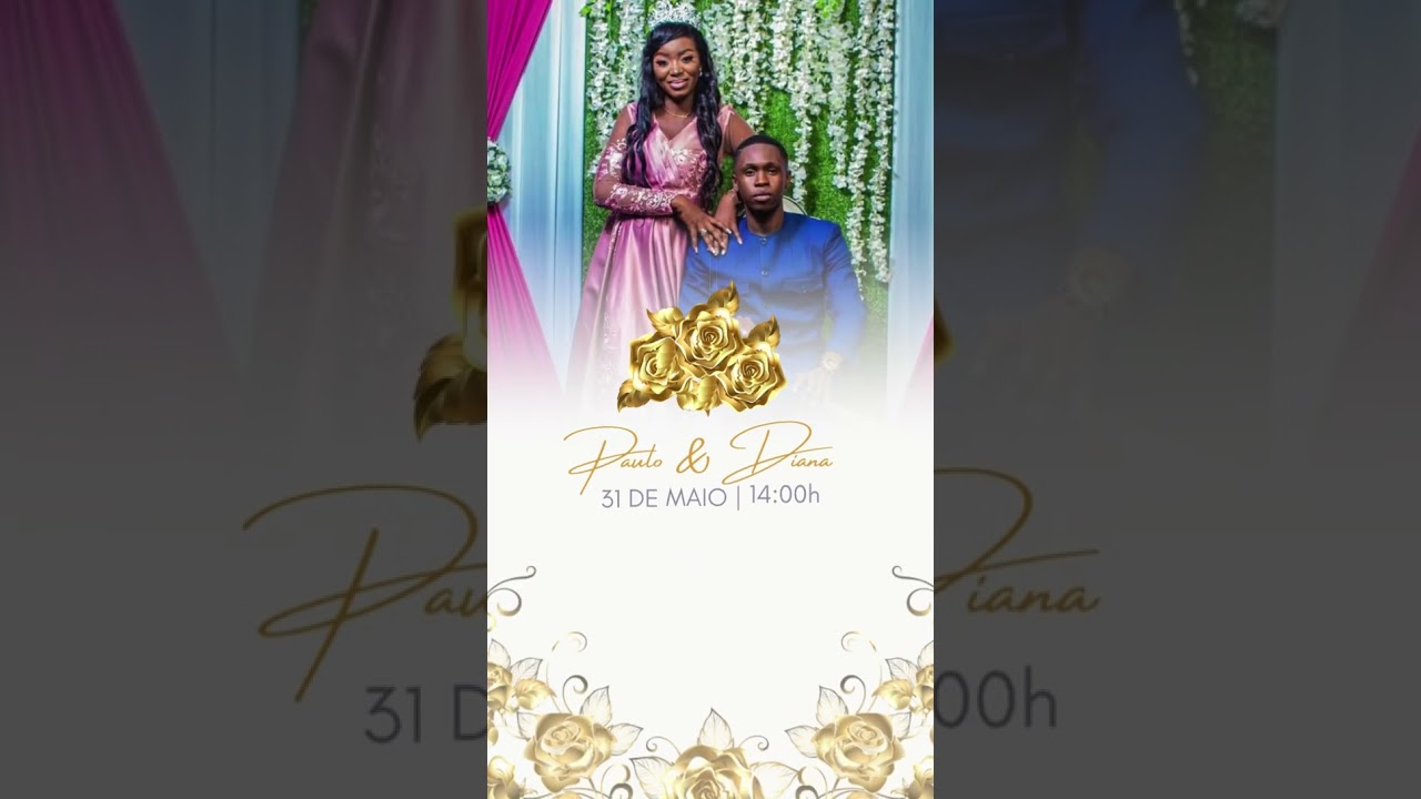 Convite digital de Paulo & Diana  