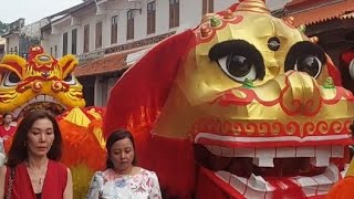 Malaysia Malacca Jonker Walk Chinese Lunar New Year 2026 Lion \u0026 Dragon dance Festival丙午年华人农历新年元宵龙狮群舞
