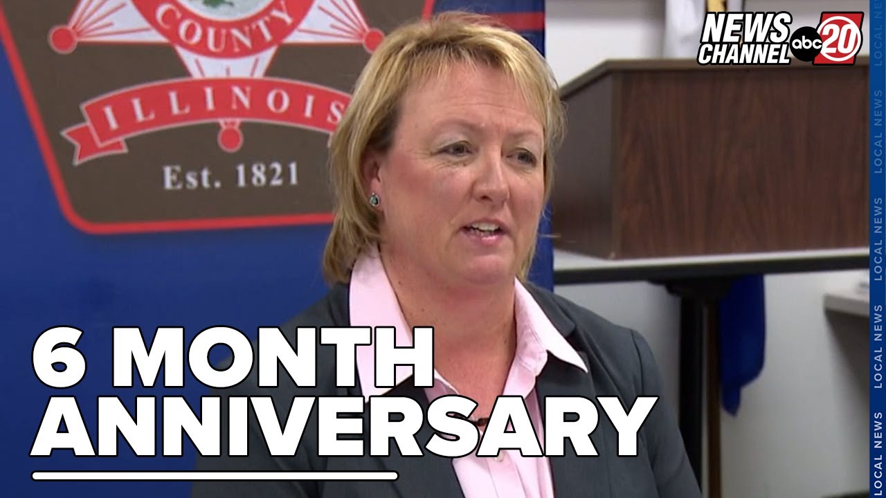 Paula Crouch Passes the 6 Month Mark as Sangamon County Sheriff - YouTube