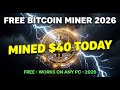 My Results After Testing This Free Bitcoin Miner Setup For 2026