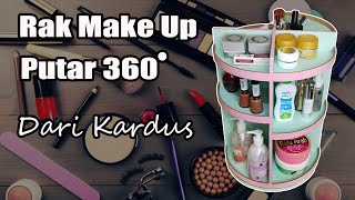 Cara Membuat Tempat Make Up dari Kardus