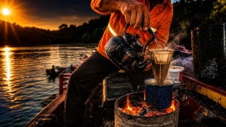 PASSANDO O CAFÉ NA BEIRA DO RIO, vida de pescador raiz