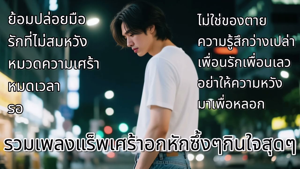 รวมเพลงแร็พเศร้าเพราะๆอกหักโดนทิ้งเพลงใหม่🔥