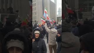 Iranian Canadians are uprising #demonstration #iran #freeiran #protest #freedom #toronto #canada
