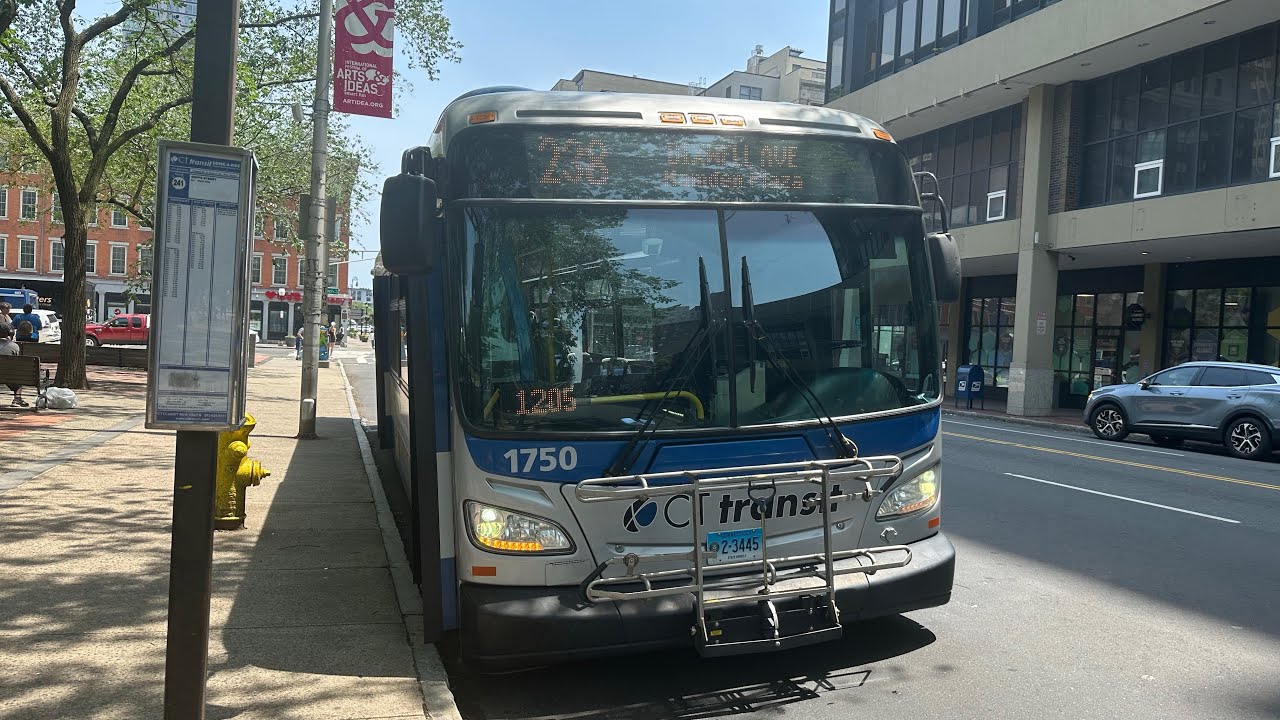 Ride on 2017-2018 XD40 #1750 on route 238 Dixwell Downtown New Haven 