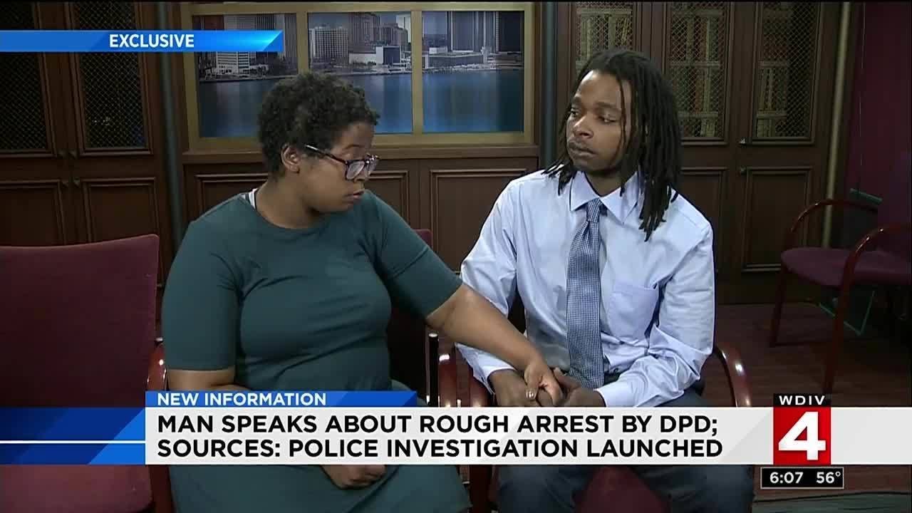 Couple speaks about rough arrest by officer at Detroit Meijer - YouTube