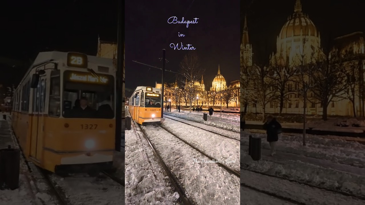 MIND-BLOWING Winter Night in BUDAPEST Hungary!