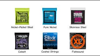 Every Electric Guitar String Type Explained