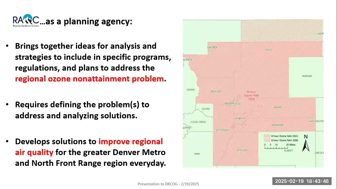 DRCOG Board of Directors February 19, 2025 meeting