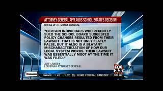 AG Landry Applauds Bossier Parish School Board’s Efforts to Protect Student's Constitutional Rights