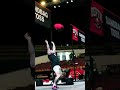 Strongman smashes bag throw
