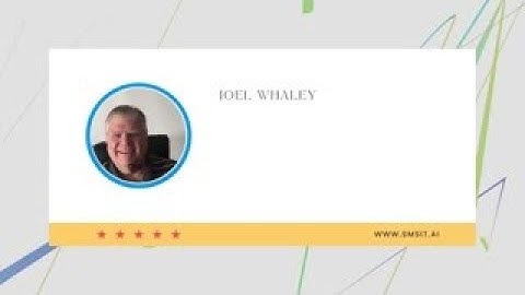 Joel Whaley - How to use MMS in SMS-iT