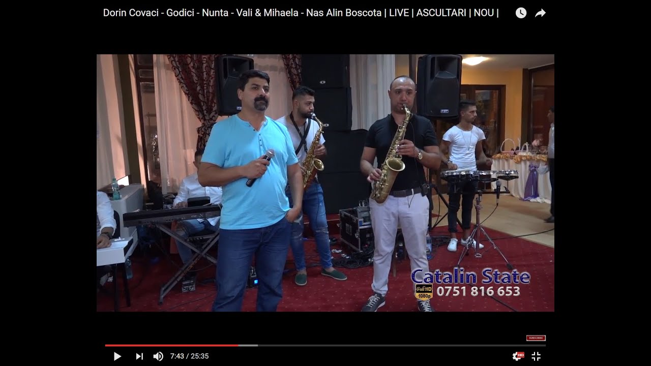 Dorin Covaci - Godici - Nunta - Vali & Mihaela - Nas Alin Boscota | LIVE | ASCULTARI | NOU |