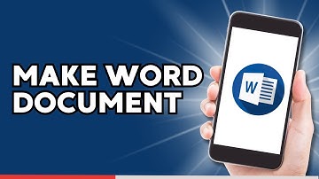 How to Make Word Document in Mobile | Android & iPhone