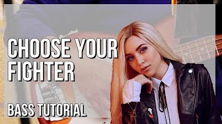 How to play Choose Your Fighter by Ava Max on Bass (Tutorial)