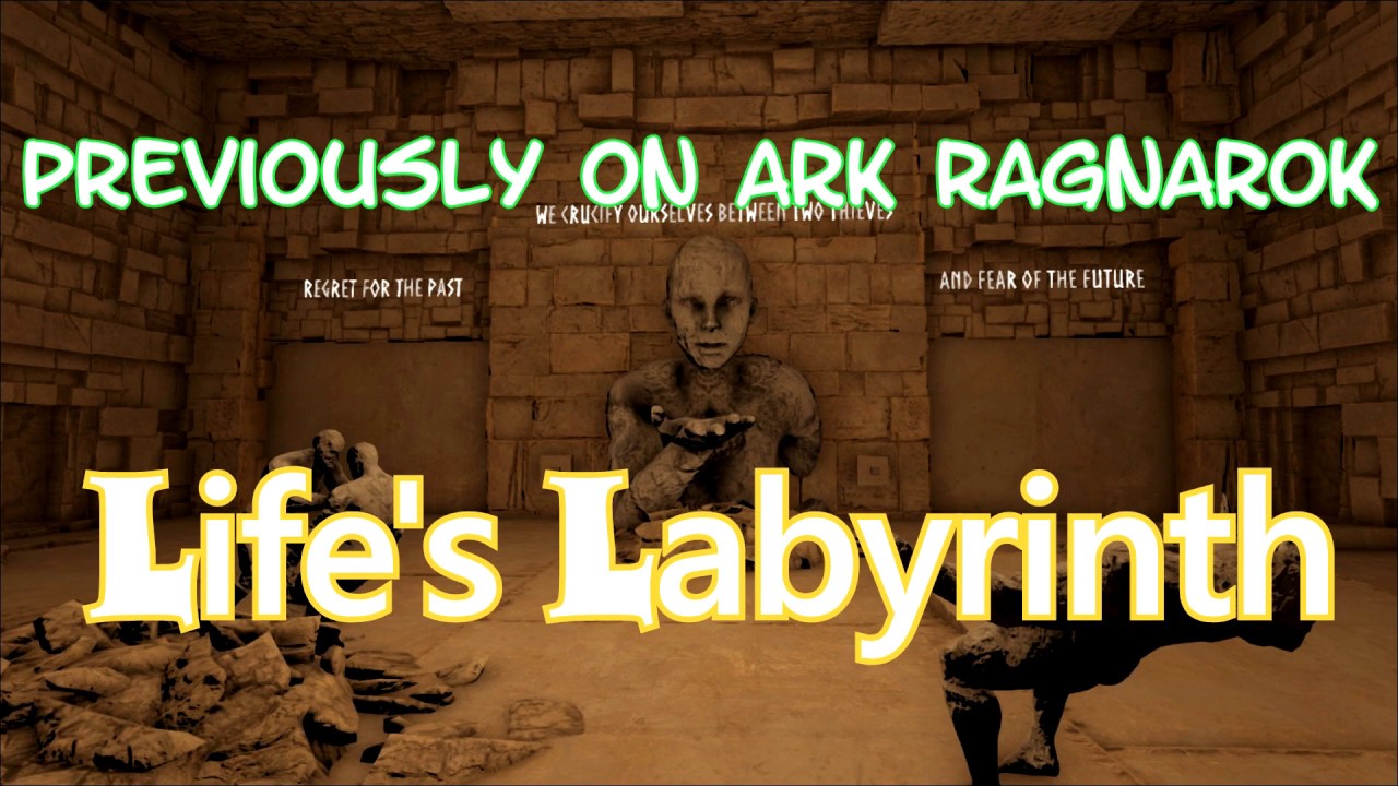 Lost In A Huge Maze! Life's Labrinth Part 2 Ark Ragnarok Part 42 - YouTube