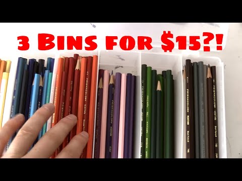 How I Got 3 Bins of Prismacolor Colored Pencils for Only $15! - How I Got 3 Bins of Prismacolor Colored Pencils for Only $15!