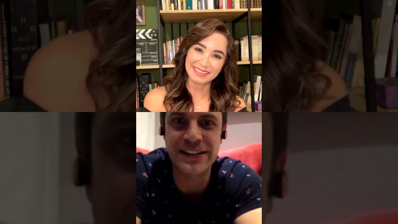 Mark  Tacher y Majida Issa  Live Instagram  17- Abril-2020