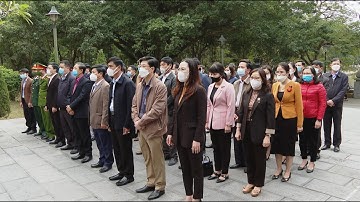 Thành phố Ninh Bình dâng hương tưởng niệm các Anh hùng, Liệt sỹ