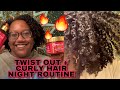 UNTWISTING MY MIELLE TWIST OUT + MY SUPER QUICK &amp; EASY CURLY HAIR NIGHT ROUTINE | Curly Tells