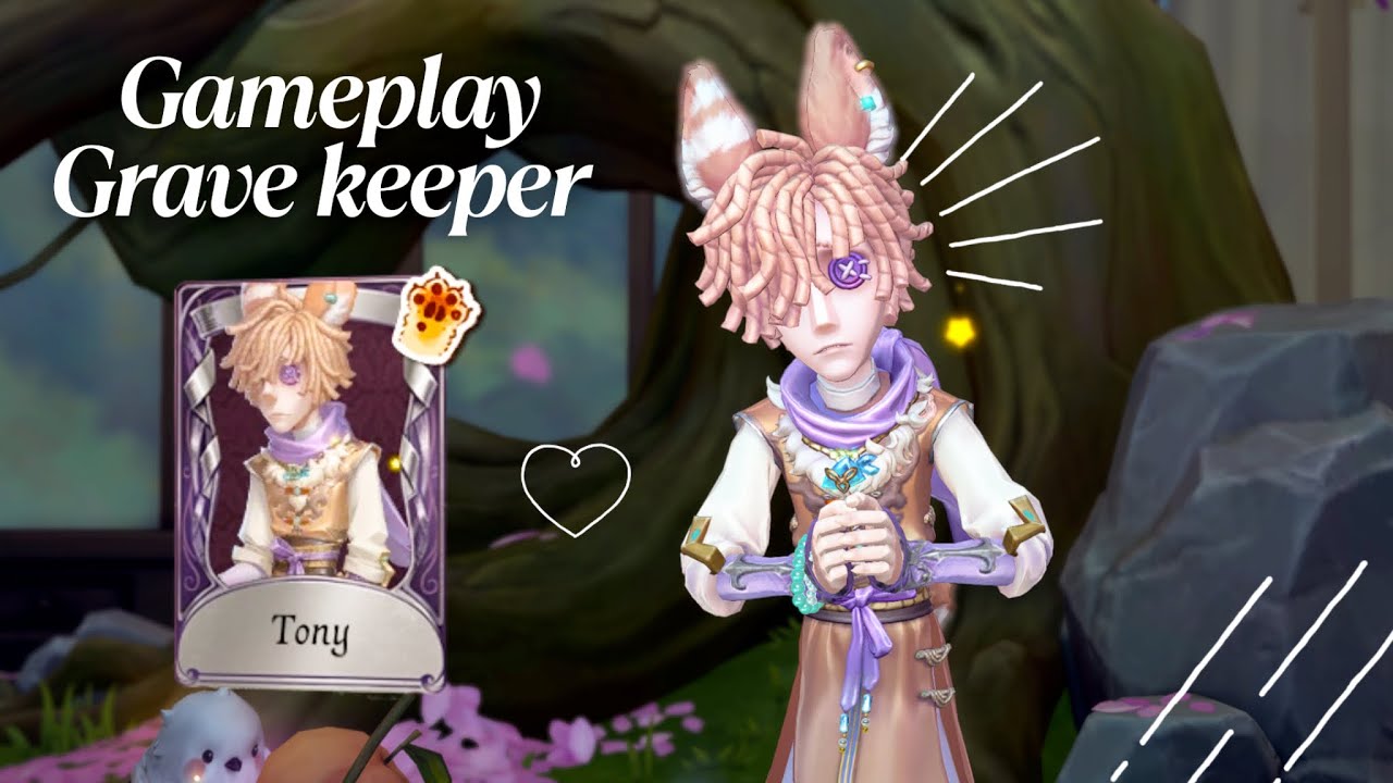 🐰🩷 Probando Skin A - “Tony” Grave Keeper (Identity V) 