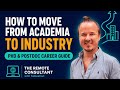 How to Land an Industry Job After Your PhD or Postdoc - YouTube Exclusive