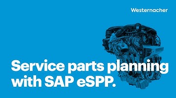 Integrated service parts planning with SAP S/4HANA eSPP