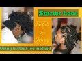 INSTALLING STARTER LOCS (instant loc method) [Tee tee&quot;s loc journey]