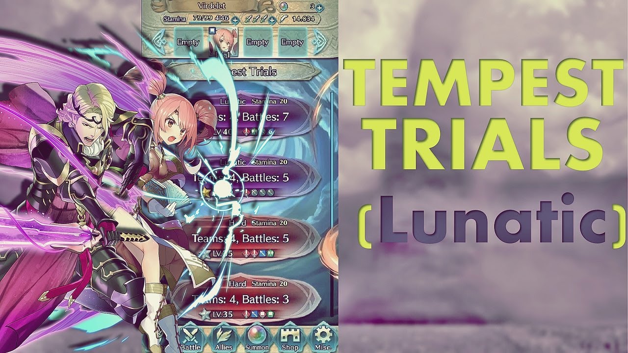 Fire Emblem Heroes - 2nd Tempest Trials [Lunatic] also a small tip