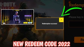 September 11 Working Redeem code codm 2022 | cod mobile Redeem code 2022 | Garena Redeem code codm