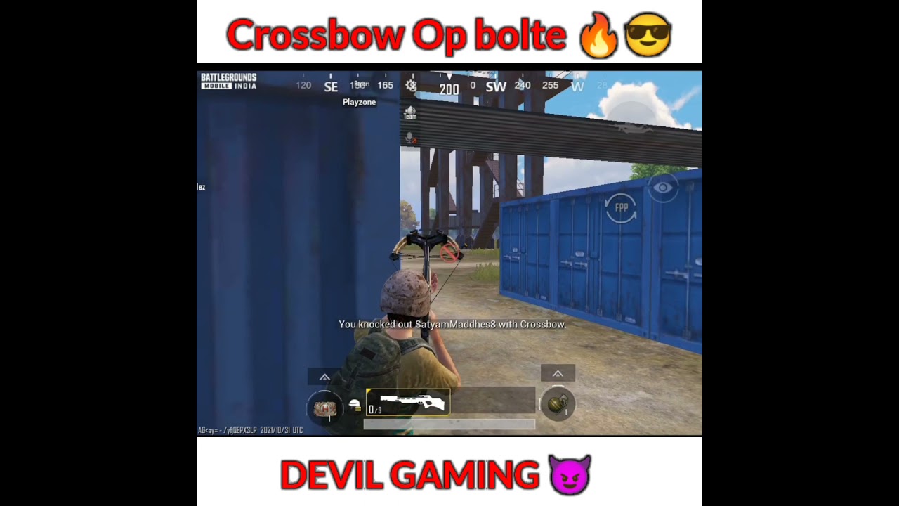 pubg crossbow clutch | crossbow op 🔥 | 
