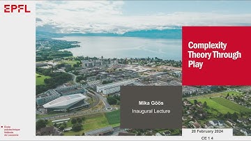 Complexity Theory Through Play, by Prof. Mika Göös