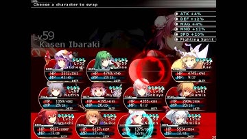 Touhou Labyrinth 2 - Great Intellect Boss Fight